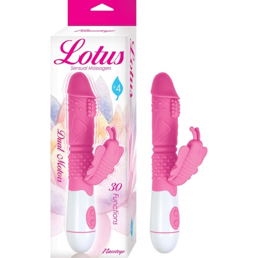 Nasstoys - Lotus #4 Rabbit Vibrator - Pink photo