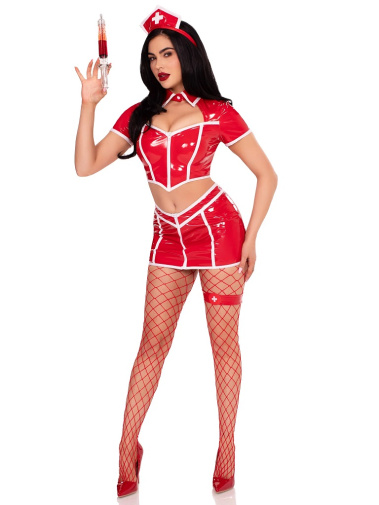 Leg Avenue - Red Alert Nurse Costume - M 照片