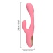 Loveline - Flapping Rabbit Vibrator - Pink photo-7