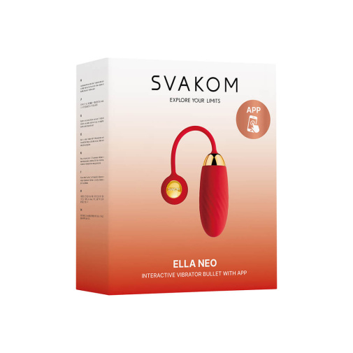 SVAKOM - Ella Neo Interactive Egg Vibrator - Red photo