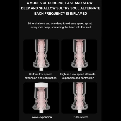 TryFun - Black Hole Pro Smart Retractable App-Controlled Masturbator photo