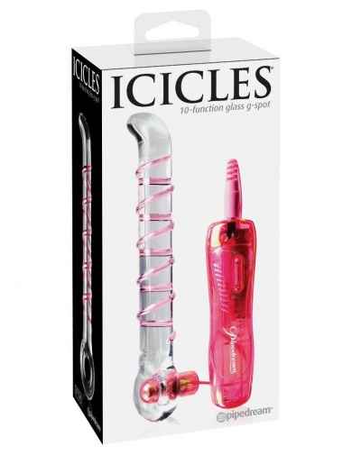Icicles - G点玻璃震动器4号 - 粉红色 照片
