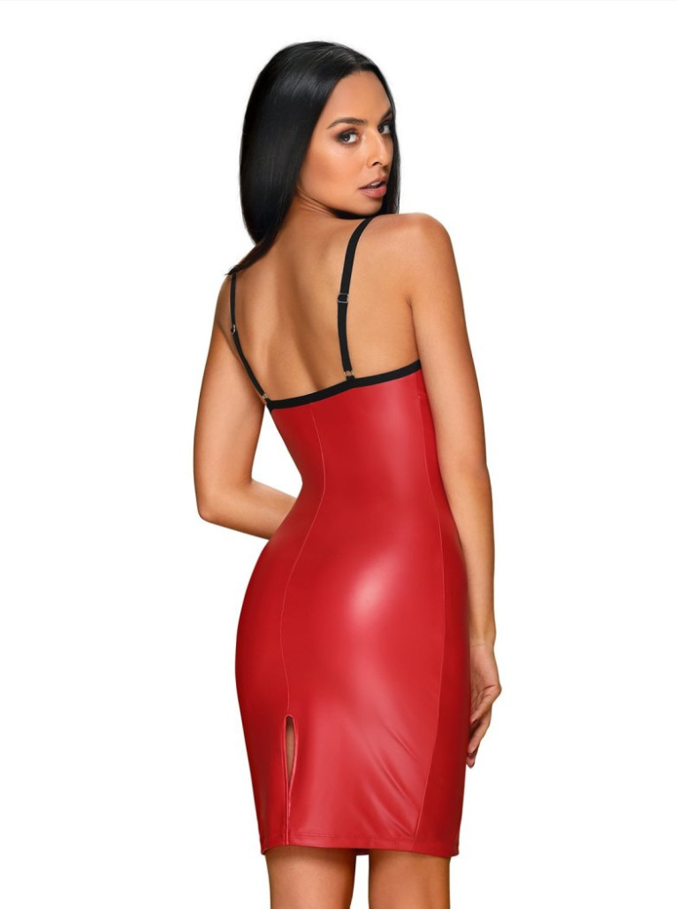 Obsessive - Redella Dress - Red - L/XL photo