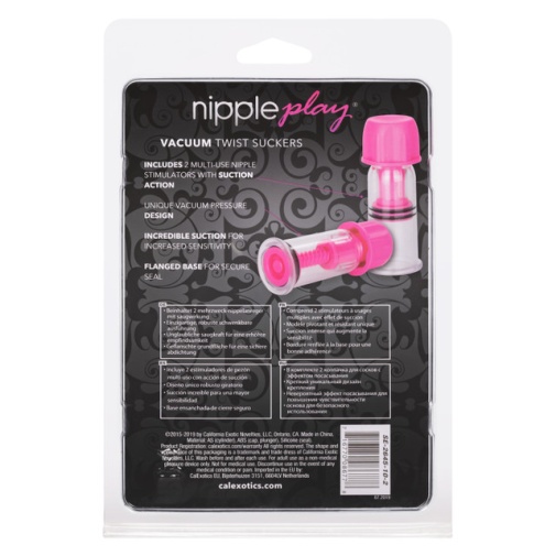 CEN - Nipple Play Twist Suckers - Pink photo