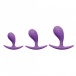 Frisky - Booty Poppers 後庭塞套裝 - 紫色 照片