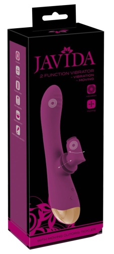 Javida - Moving 2 Function Vibrator - Purple photo