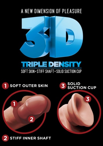 King Cock - Triple Density Cock 7" - Caramel photo