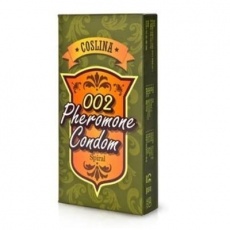 Coslina - Pheromone Condom Spiral 8's Pack photo