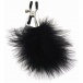 S&M - Feathered Nipple Clamps - Black photo-5