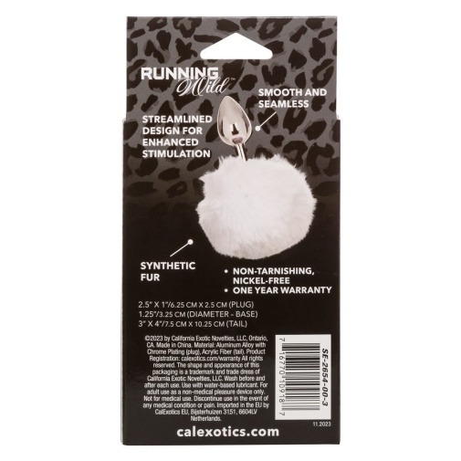 CEN - Running Wild Bunny Tail Plug - White photo