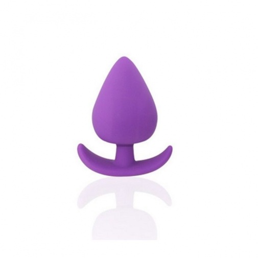 MT - Silicone Anal Plug 110x55mm - Purple photo