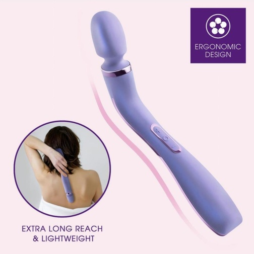 Wellness - 強力按摩震動棒 附遙控器 - 薰衣草色 照片