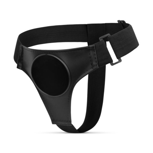 Easy Toys - 吸盘底座穿戴式束缚带 - 黑色 照片