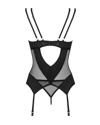 Obsessive - Nesari Corset - Black - M/L 照片