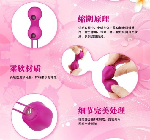 Nomi Tang - IntiMate Kegel Exercise Balls - Sakura photo