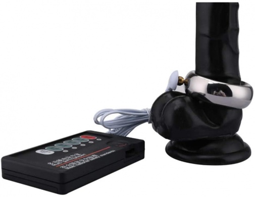 MT - Electric Shock Anal Plug & Ball Strecher 45mm photo