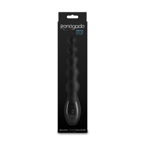 NS Novelties - Renegade Virtua Beads Vibrator - Black photo