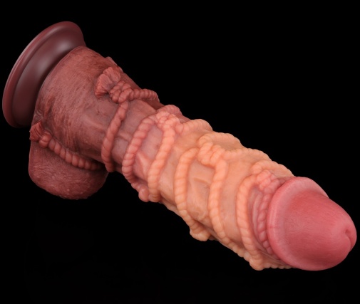 Lovetoy - 10.5" Dual Layered Cock w Rope photo