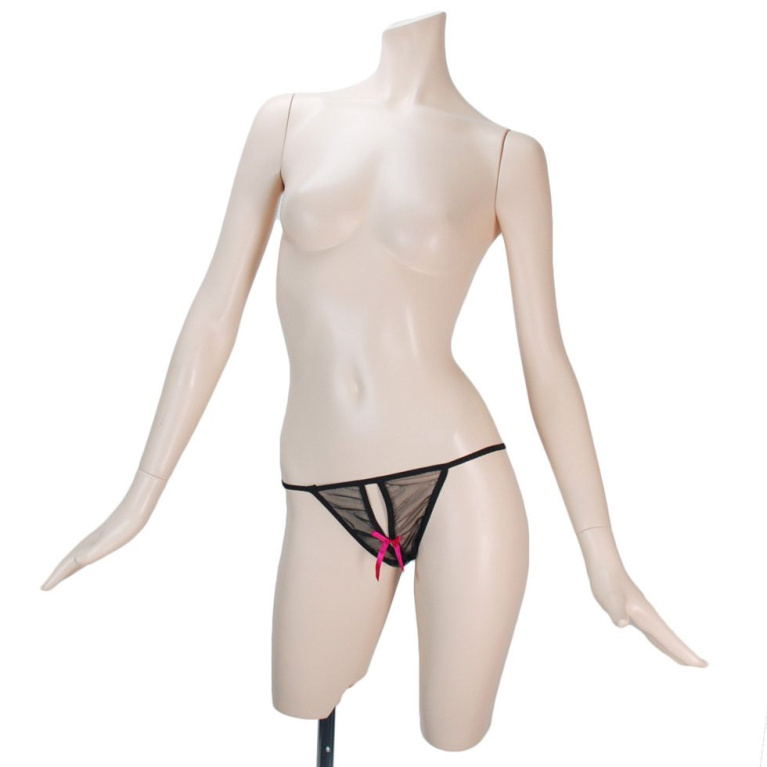 Costume Garden - GB-90 Vivid Ribbon Babydoll Negligee - Black photo
