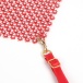 Ohyeah - Chain Heart Mesh Bra Set - Red - L 照片-14