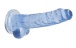 RealRock - 7" Realistic Dildo w Balls - Blue 照片-4