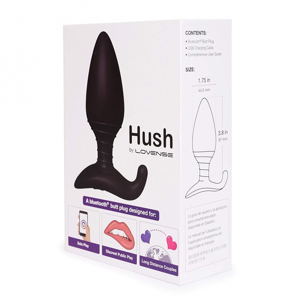 Hush is a smartphone controlled butt plug. It's designed for... Lovense - Hush - Large Butt Plug - App Controlled photo-9