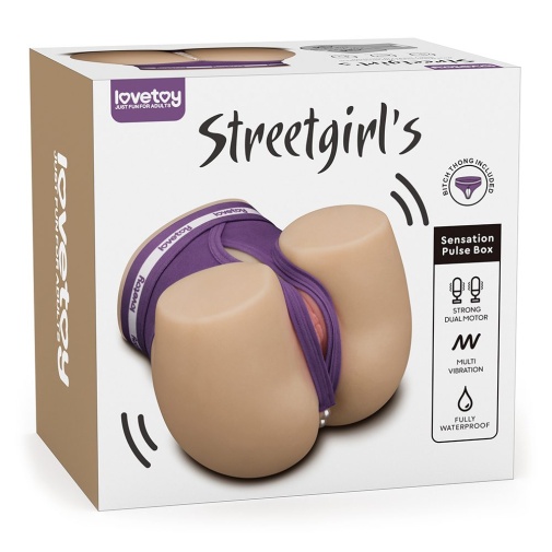Lovetoy Streetgirl #17 電動吸啜發聲自慰器 2.14公斤 - 肉色 照片