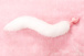 MT - Long Tail Anal Plug M - White 照片-3