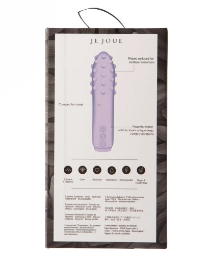 Je Joue - Duet 凸点子弹震动器 - 粉紫色 照片