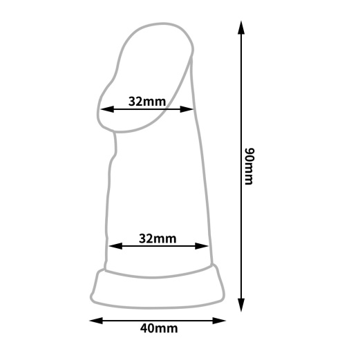 FAAK - Chastity Cage w Dick 409 L-size   photo