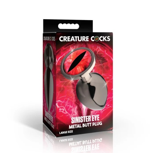 Creature Cocks - Sinister Eye Plug L - Red 照片