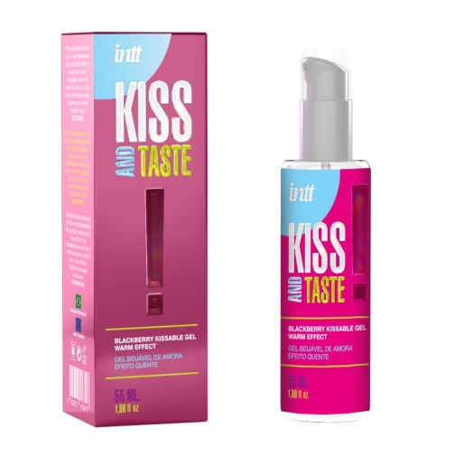 INTT - Kiss and Taste Warming Kissable Gel - Blackberry - 55ml photo