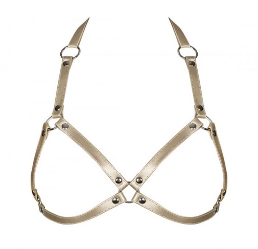 Obsessive - A765 Top Harness - Gold photo