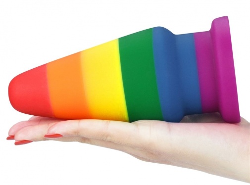 Lovetoy - 6" Prider Anal Plug - Rainbow photo