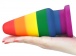 Lovetoy - 6" Prider Anal Plug - Rainbow photo-2