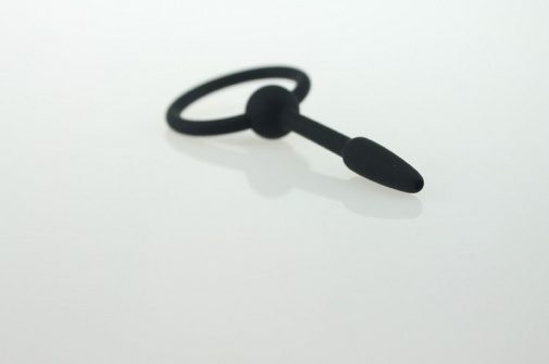 MT - Silicone Urethral Sound 55mm - Black photo