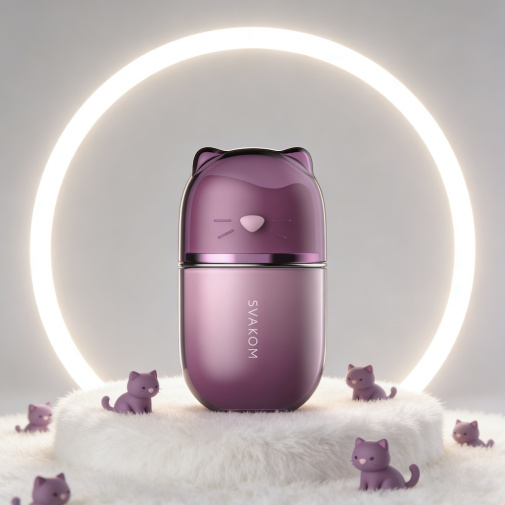 SVAKOM - Klitty Interactive Licking Stimulator - Dusty Lavender photo