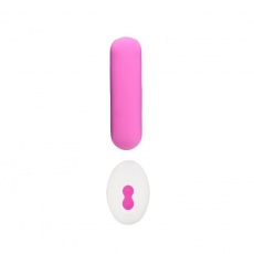 Akposh - 子弹震动器连遥控 - 粉红色 照片