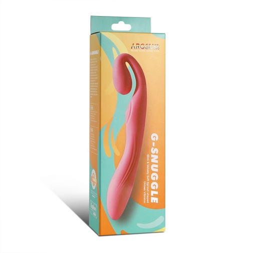 Arosum - G-Snuggle Unisex Vibrator - Pink photo