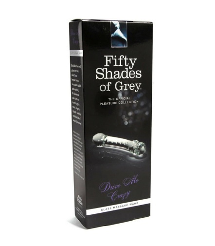 Fifty Shades of Grey - Drive Me Crazy Glass Dildo - Clear photo
