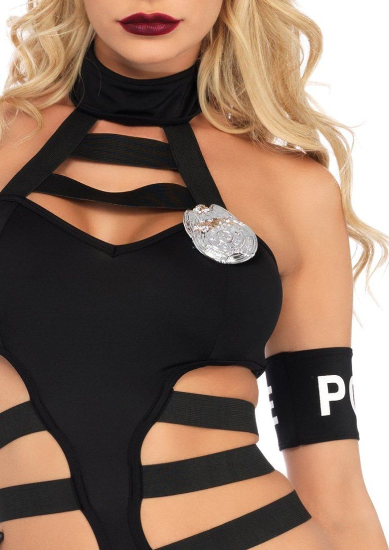 Leg Avenue - Undercover Cop Costume - Black - M photo