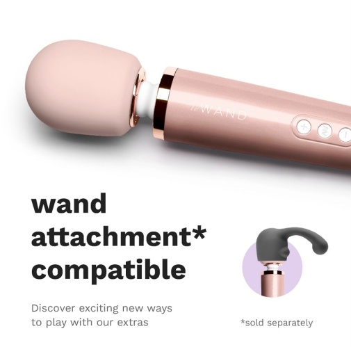 Le Wand - Powerful Plug-In Massager - Rose Gold photo