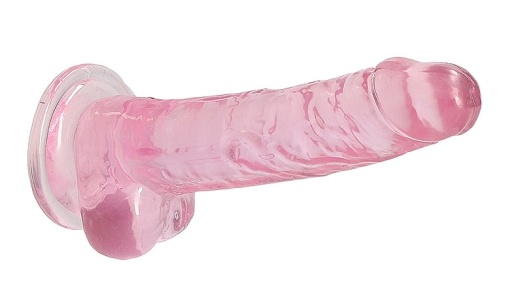 RealRock - 7" Realistic Dildo w Balls - Pink 照片