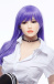 Rosalie Asian Curvy Realistic Sex Doll, Purple Hair, Ultra Soft TPE 158 cm (5’2 ft) photo