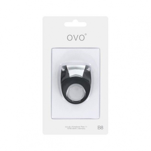 Ovo - B8 Vibrating Ring - Black photo