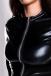 Glossy - Alessia Wetlook Bodysuit - Black - S photo-5