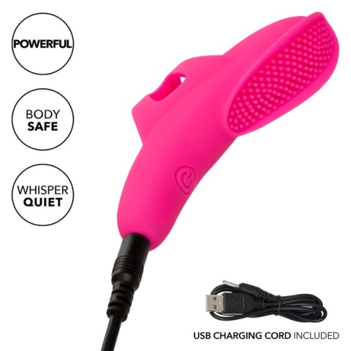 CEN - Neon Nubby Finger Vibrator - Pink photo