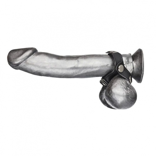 Blueline - V- style Cock Ring With Ball Divider photo