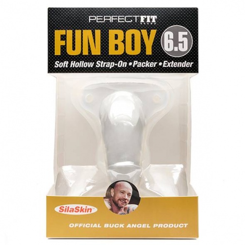 Perfect Fit - Fun Boy 空心穿戴式陰莖增大套 16.5cm - 透明 照片