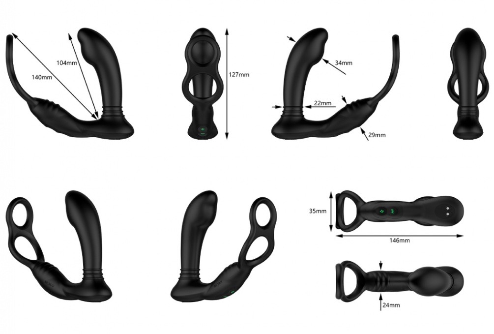 The Nexus Simul8 Stroker Anal Vibe is an ultimate anal and p... Nexus - Simul8 Stroker Anal Vibe - Black photo-6